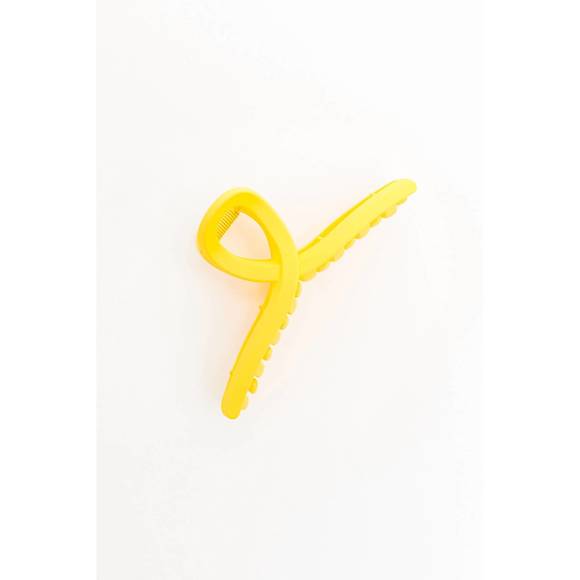 NEW 123 AMORE women's claw clip set in lemon - Picture 3 of 10